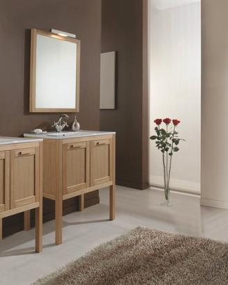 Mobili da bagno in rovere massello