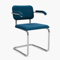 n. 2 sedie knoll mod. cesca con braccioli 