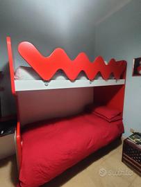 
Cameretta Colombini: letto+scrivania+scaletta