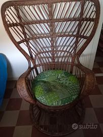 POLRONA PAVONE -ANNI 70