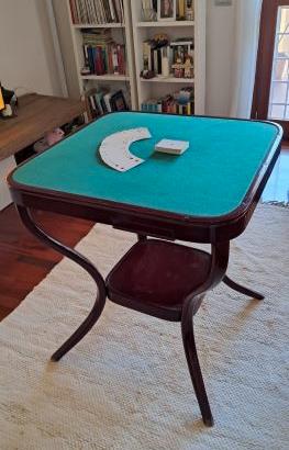 Tavolo da gioco di carte, modello Thonet