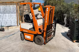 Carrello elevatore muletto elettrico batteria nuov
