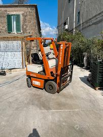 Carrello elevatore muletto elettrico batteria nuov