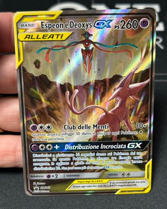 Espeon e Deoxys GX pokemon alleati