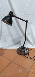 LAMPADA VINTAGE DA TAVOLO STILE JIELDE INDUSTRIALE