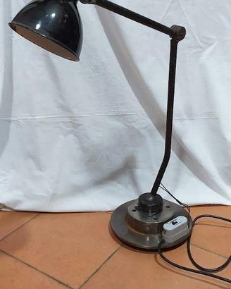 LAMPADA VINTAGE DA TAVOLO STILE JIELDE INDUSTRIALE