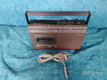 Radioregistratore Vintage Philips D7010 - Anni '80