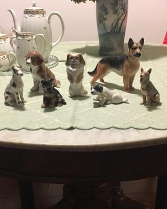 Statuine cani Bing & Grondahl e Royal Copenhagen