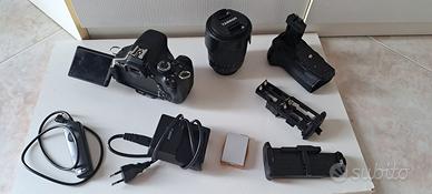 Canon 600 d con accessori