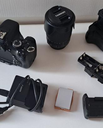 Canon 600 d con accessori