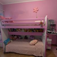 Letto a castello con passerella