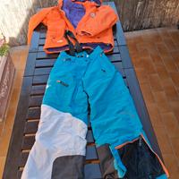 Tuta sci giacca pantaloni Salewa