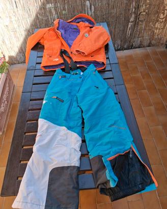 Tuta sci giacca pantaloni Salewa