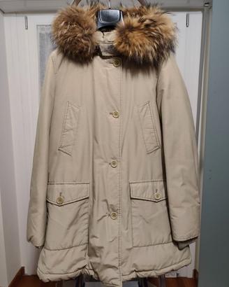 Woolrich parka donna beige