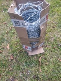 filo spinato metri 50 nuovo ancora imballato 