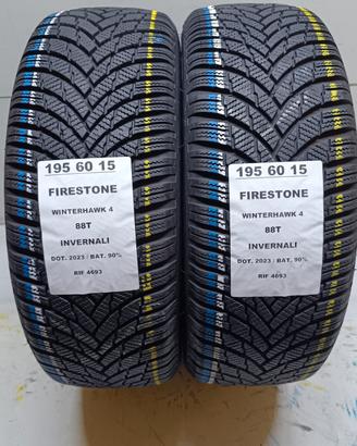 2 GOMME 195 60 15 FIRESTONE INV RIF4693
