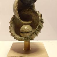 Ceramica RAKU - SCULTURA magnifica - firmata