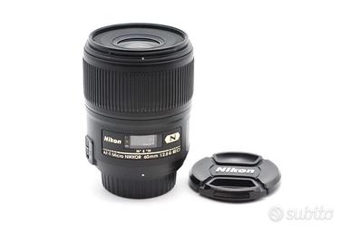 NIKON AF-S MICRO 60MM F. 2.8 G ED