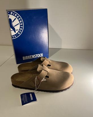 Birkenstock Boston 43 Tobacco Brown nuove