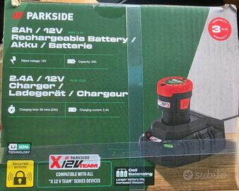 Parkside Batteria e Caricabatterie  12V