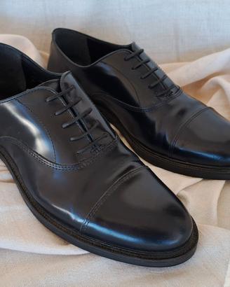 Scarpa Uomo Francesina Dan John - 100% Pelle BLUE