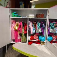 Armadio di Barbie in scala