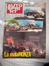 RIVISTA AUTOSPRINT N.37 ANNO 1978 LA MALAMONZA
