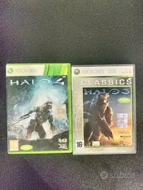 Giochi in disco Halo 3 e Halo 4 Xbox 360