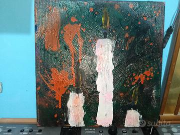 acrilico su tela quadro