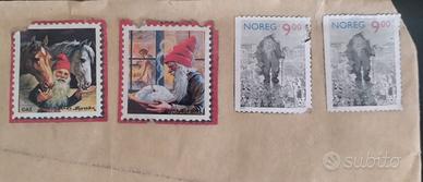 Francobolli Natalizi Norvegesi €20