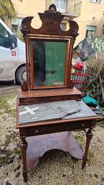 mobile con specchio girevole a 360 piu tavolo  