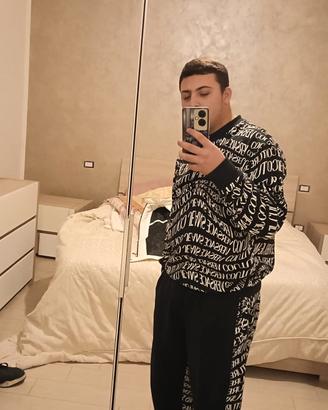 tuta completa versace originale 