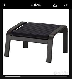 Poggiapiedi ikea poang