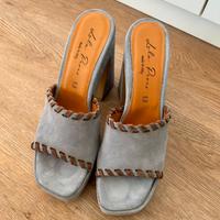 Sabot donna scamosciato