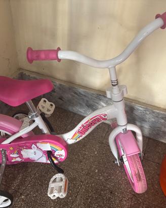 Bicicletta bambina fino a 3 anni