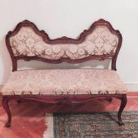 Panca imbottita stile classico