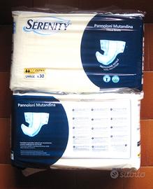 SERENITY EXTRA pannoIoni x anziani 120 pezzi tg. L