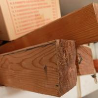 3 Travi in legno massello 10x8 cm  4 metri