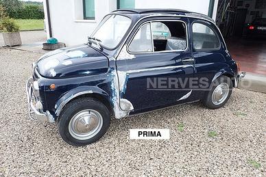Fiat 500L blu | 1972 | Appena verniciata e restaur