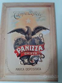 INSEGNA CAPPELLIFICIO PANIZZA TARGA IN RILIEVO