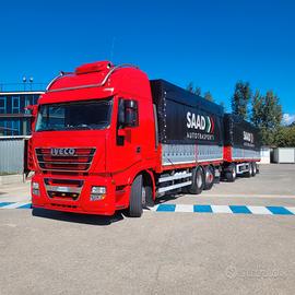 Iveco stralis 500 motrice 6.40 + rimorchio 8.10