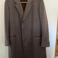 Cappotto cashmere spigato uomo
