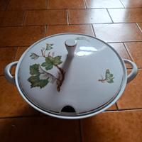 ciotola con manici e coperchio porcellana bavaria