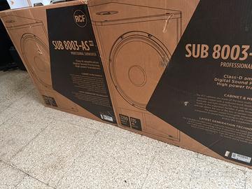Rcf sub 8003 as mk3 nuovi