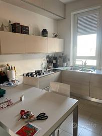 Blocco cucina con elettrodomestici
