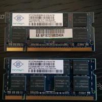 Ram portatile SODIMM 2X1gb 667mhz PC2 5300 S