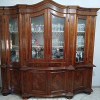 Soggiorno completo in legno NeoBarocco anni 70/80