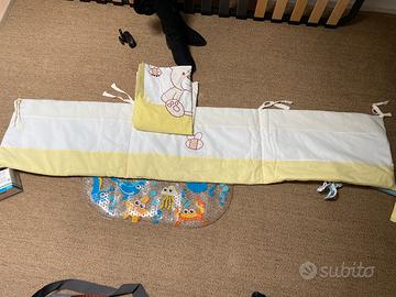 Paracolpi cotone per bambini culla  Pali