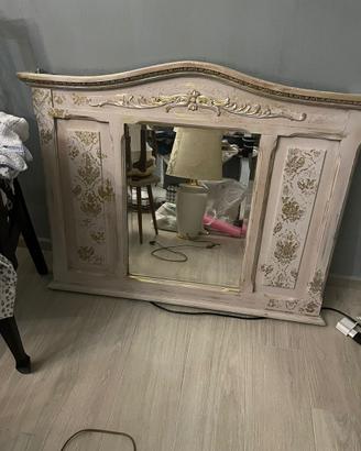 Specchio vintage decorato