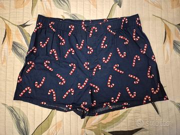 Boxer natalizio blu